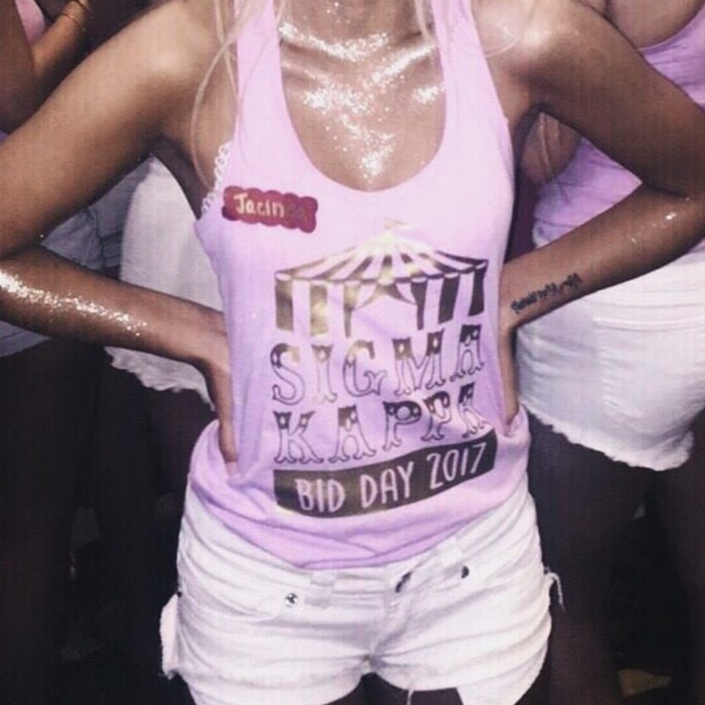 Sigma Kappa Bid Day Tank